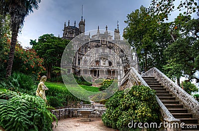 Quinta da Regaleira - The manor house Stock Photo