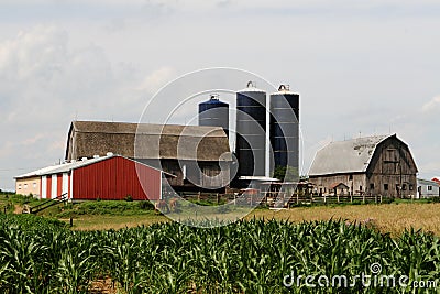 Quintessential American Farm Stock Photo