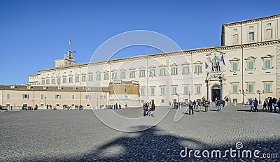 Quirinal palace rome italy europe Editorial Stock Photo
