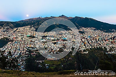 Quito, capital of Ecuador Stock Photo