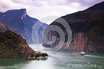 Qutang Gorge Stock Photo