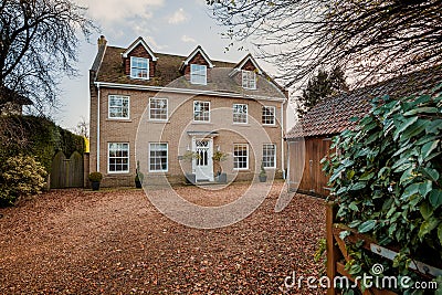 Modern traditional style house Editorial Stock Photo