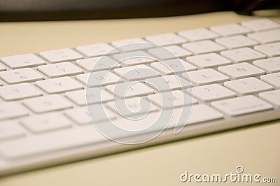 Qwerty keyboard for computer Editorial Stock Photo