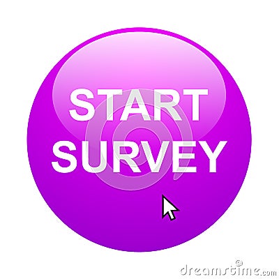 Start survey Vector Illustration