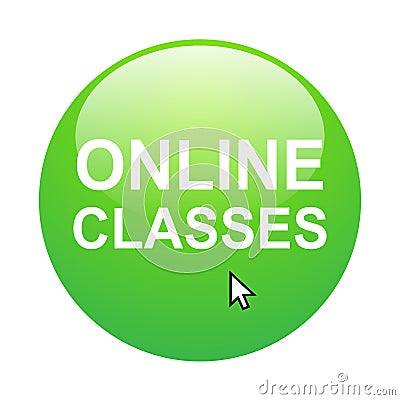 Online classes Vector Illustration