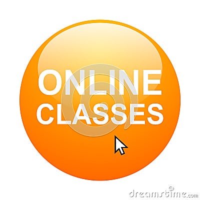 Online classes Vector Illustration