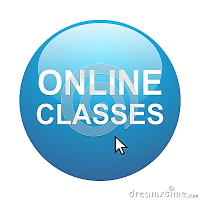 Online classes Vector Illustration