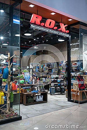 R.O.X shop at Mega Bangna, Bangkok, Thailand, Oct 18, 2017 Editorial Stock Photo