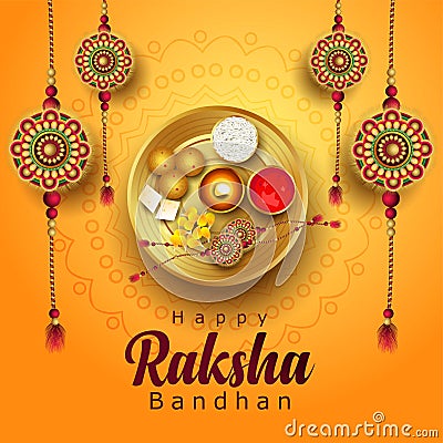 R Raksha Bandhan 1 Vector Illustration