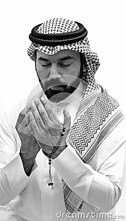 Rab Man Praying With Closed Eyes In The Holy Month Of Ramadan Muslim Ramadan Pray Stock Photo