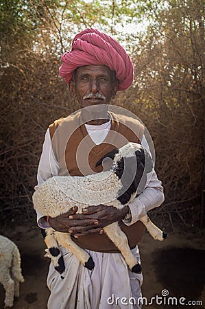 Rabari tribesman Editorial Stock Photo