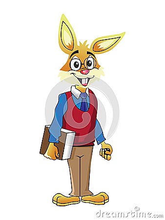 Rabbit mascot Stock Photo