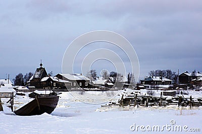 Rabocheostrovsk Russia winter Stock Photo