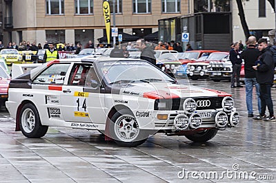 Racc Historical Rally Barcelona Editorial Stock Photo