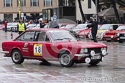 Racc Historical Rally Barcelona Editorial Stock Photo