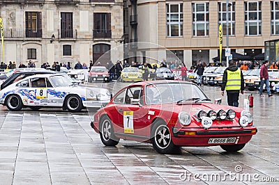 Racc Historical Rally Barcelona Editorial Stock Photo