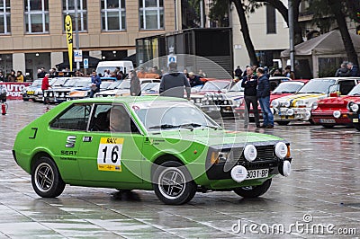 Racc Historical Rally Barcelona Editorial Stock Photo