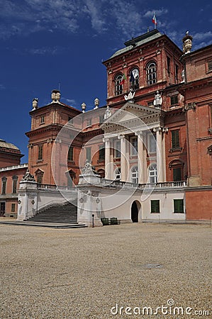 Racconigi castle, Savoy royal residence, Piemonte, Italy Stock Photo