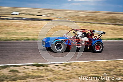 Race car buggy on track Editorial Stock Photo