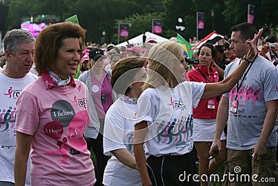 Race for the Cure for the Nation2 Editorial Stock Photo