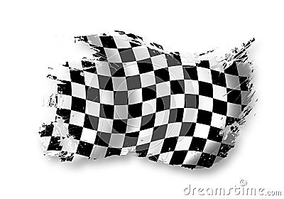 Race flag Stock Photo