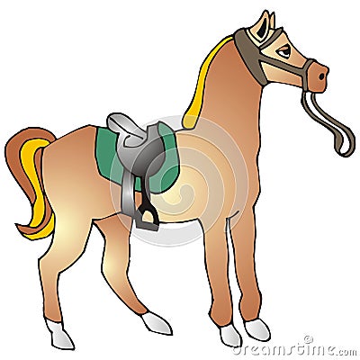 Racehorse Vector Illustration