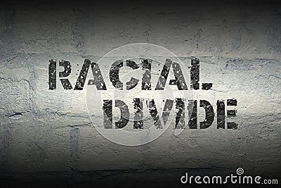 Racial divide GR Stock Photo