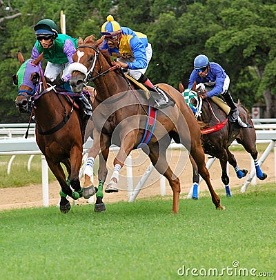 Racing Editorial Stock Photo