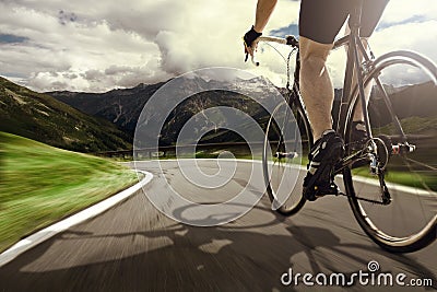 Racing Bike Stock Photo