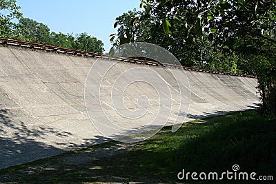 Racing circuit at Monza Stock Photo