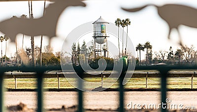 Racing field at Alameda County Fairground Editorial Stock Photo