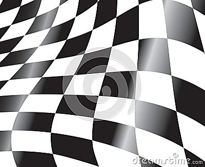 Racing flag Vector Illustration