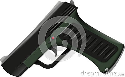 Racing pistol Vector Illustration