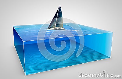 Racing, racing sailboat, Marine section, navigate, navigation Stock Photo