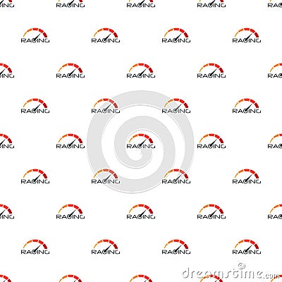 Racing speedometer pattern seamless vector Vector Illustration