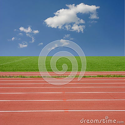 Racing track Stock Photo