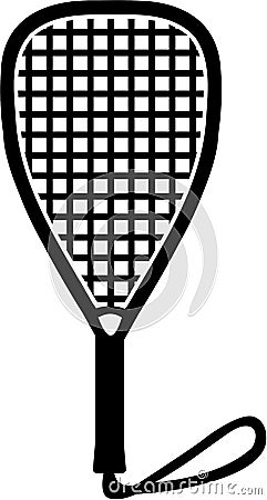 Racquetball bat Vector Illustration
