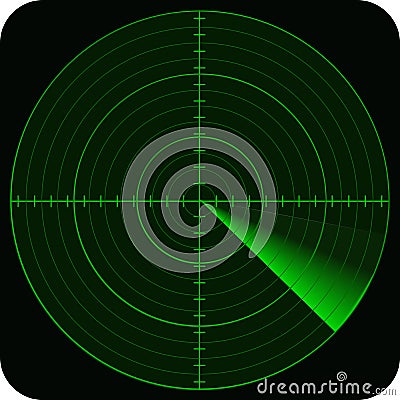 Radar Vector Illustration