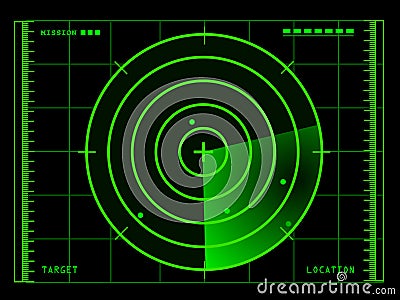 Radar Vector Illustration