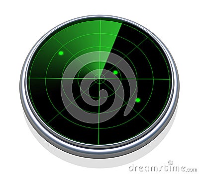 Radar Scan Stock Photo