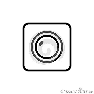 radar sign icon. Element of navigation for mobile concept and web apps. Thin line radar sign icon can be used for web and mobile Stock Photo