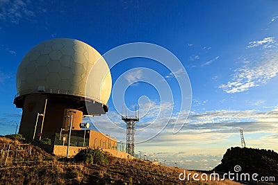 Radar station Stock Photo