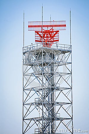 Radar Tower Stock Photo