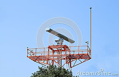 Radar tower Stock Photo