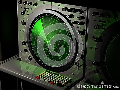 1978 radar Stock Photo