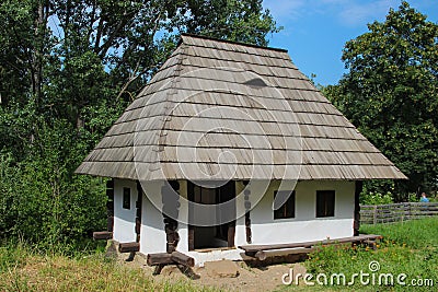 Radaseni Household - Suceava Village Museum Editorial Stock Photo