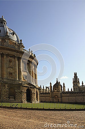 Radcliffe Camera and All Souls College Stock Photo