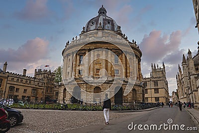 The Radcliffe Camera circular library building at Oxford Editorial Stock Photo