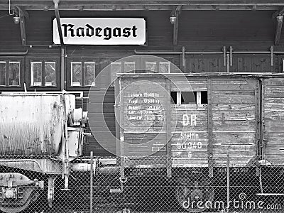 Radegast station deportation. Editorial Stock Photo