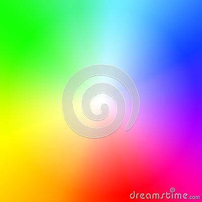 Radial background with rainbow color blend. Tone picker assistant Vector Illustration